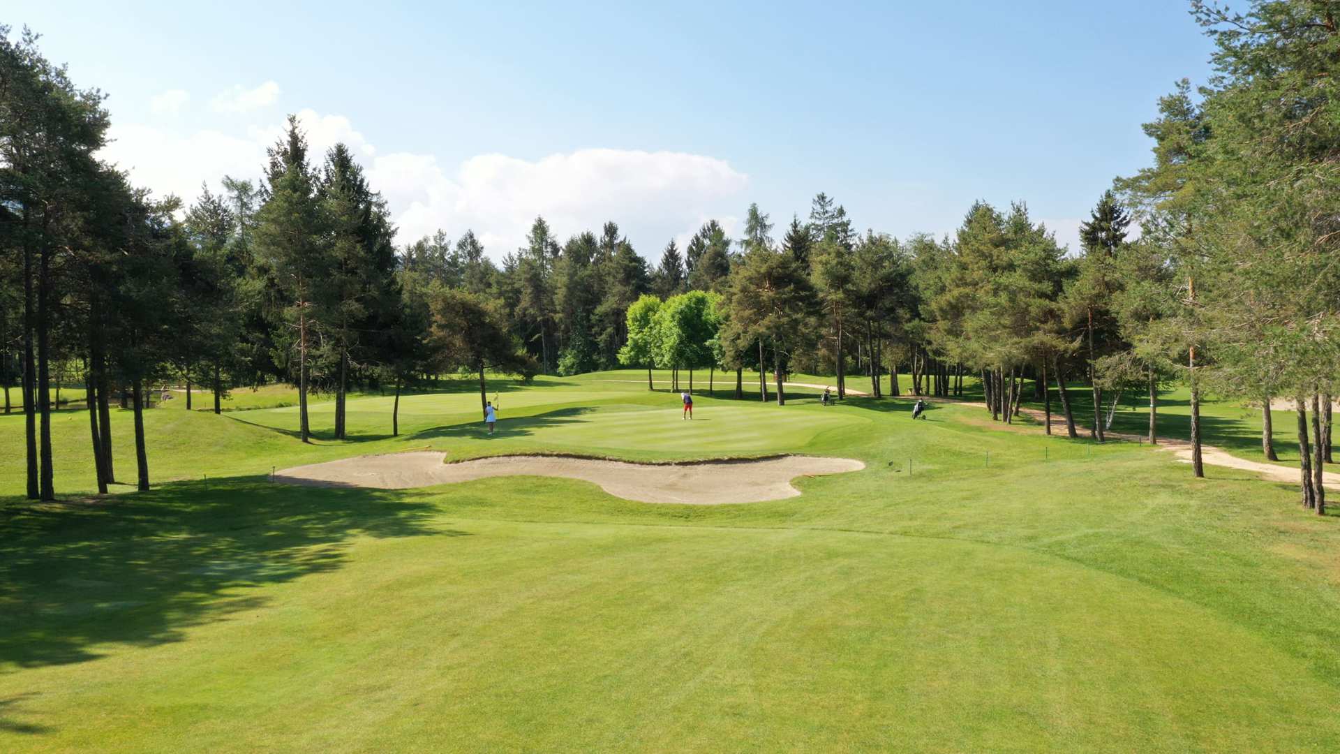 Golf Club Dolomiti surrounded by nature