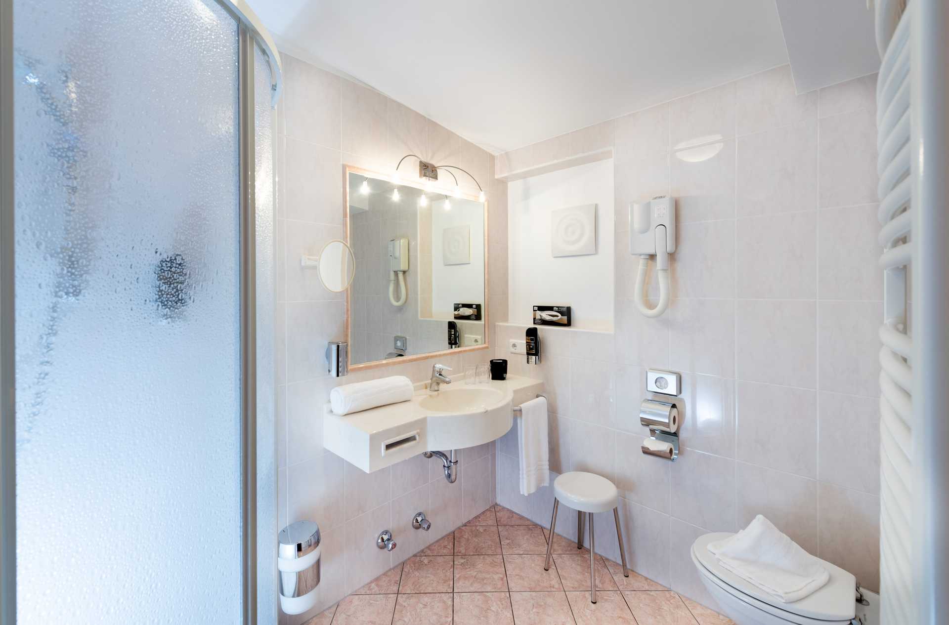 Doppelzimmer Komfort "Riesling" - Badezimmer