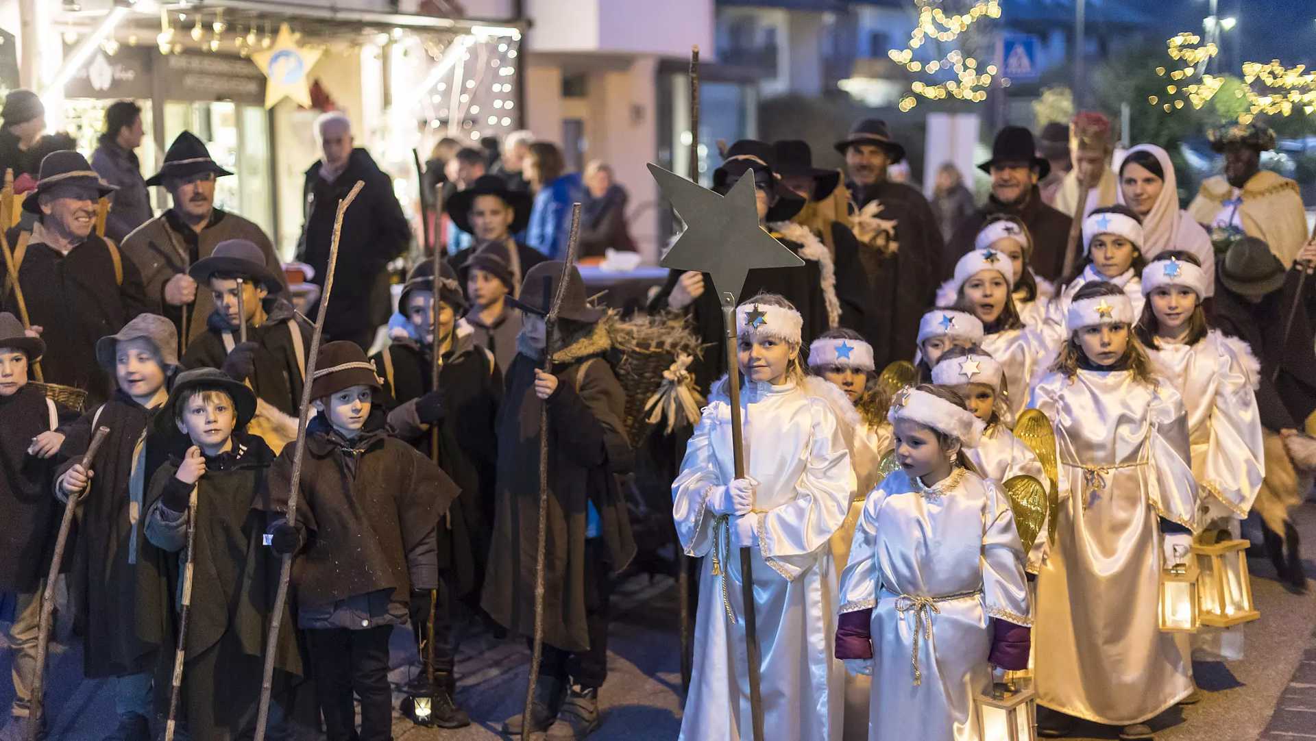 A living nativity scene is performed in San Paolo