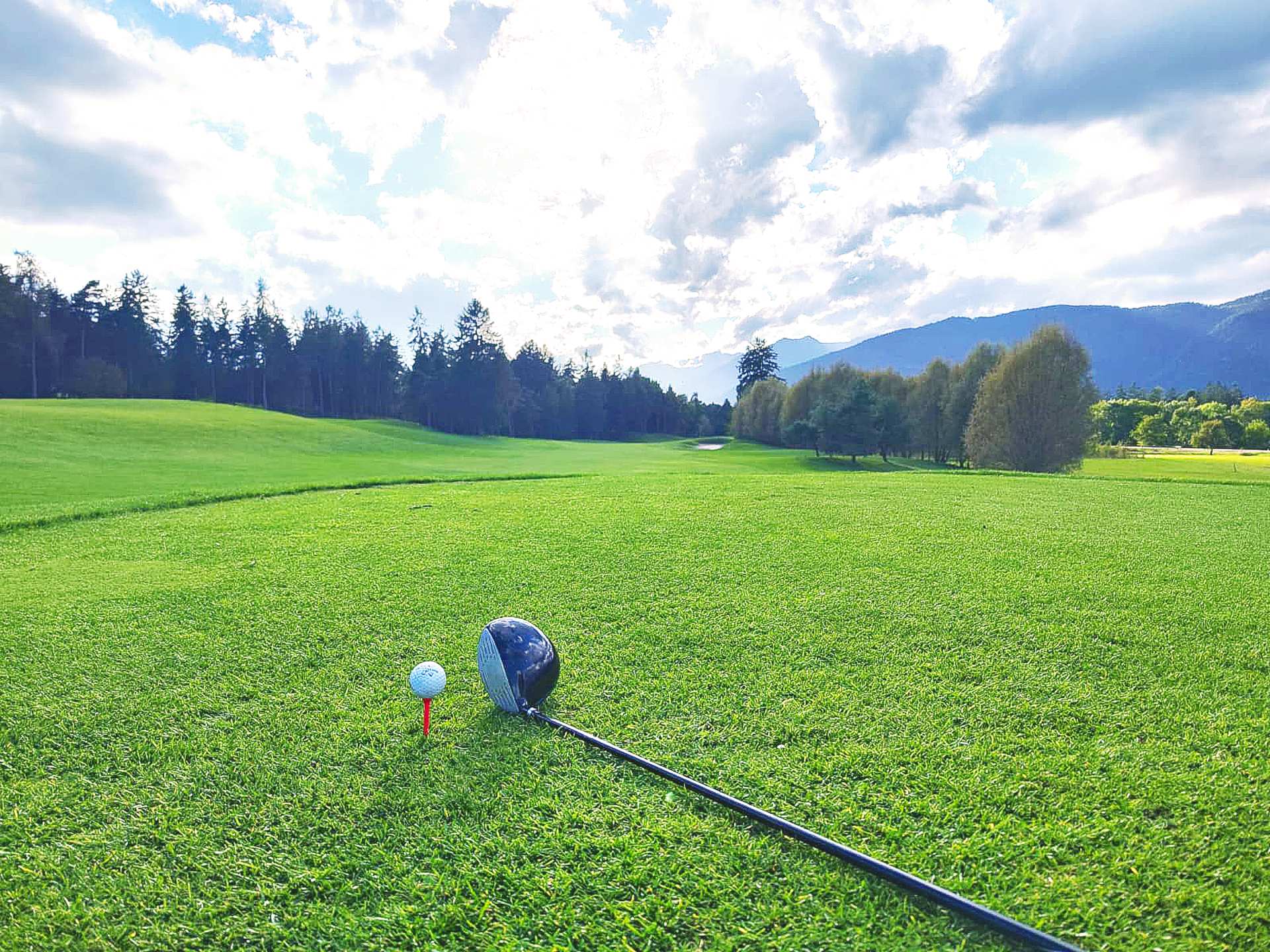 At Dolomiti Golf Club, there’s plenty of room to let your driver rip