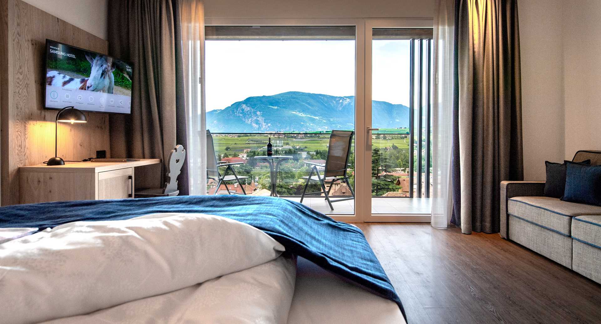 Aussicht vom Bett aus