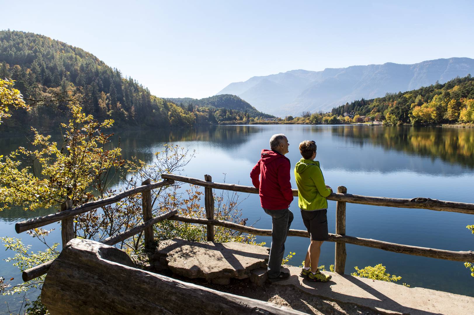 Aussichtspunkt beim großen Montiggler See