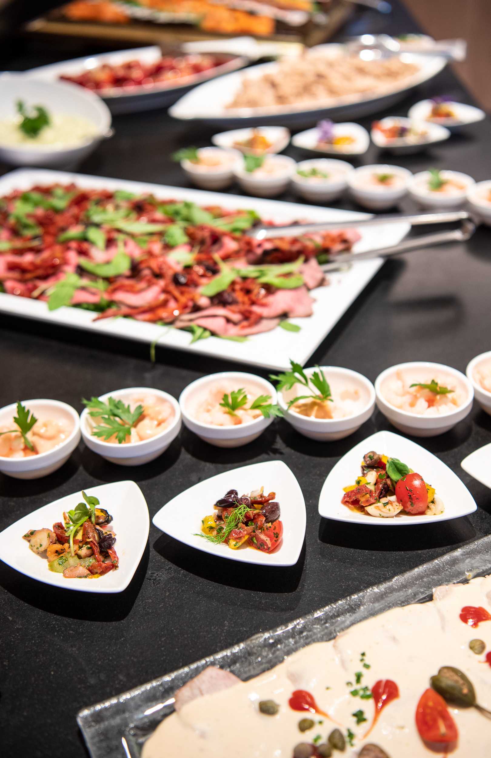 Buffet zum italienischen Abend