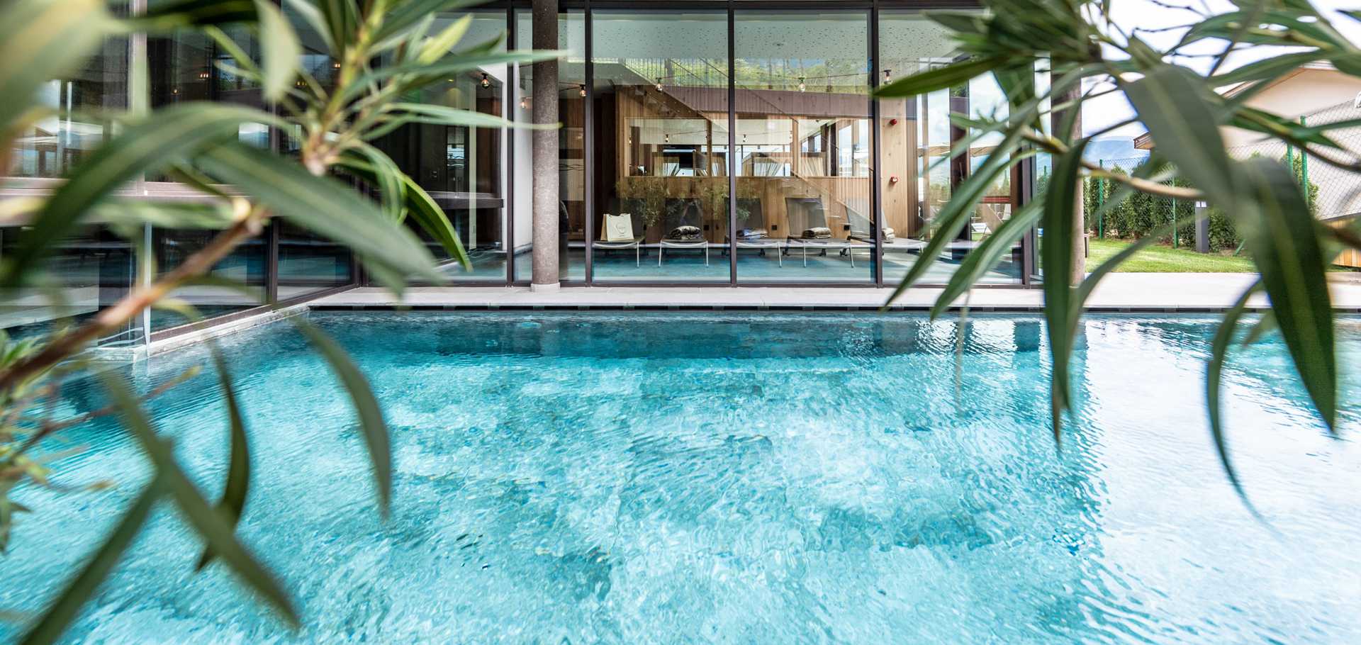 Schwimmbad im Hotel Christof