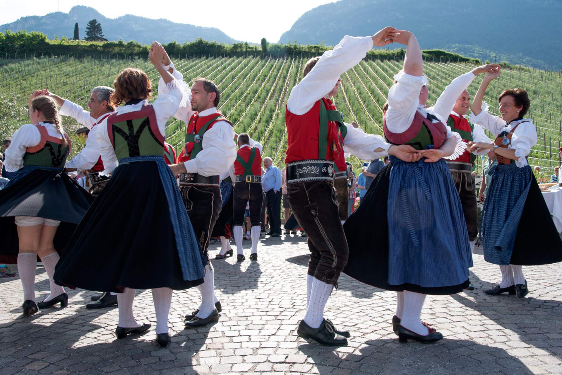 Traditional folk dance group