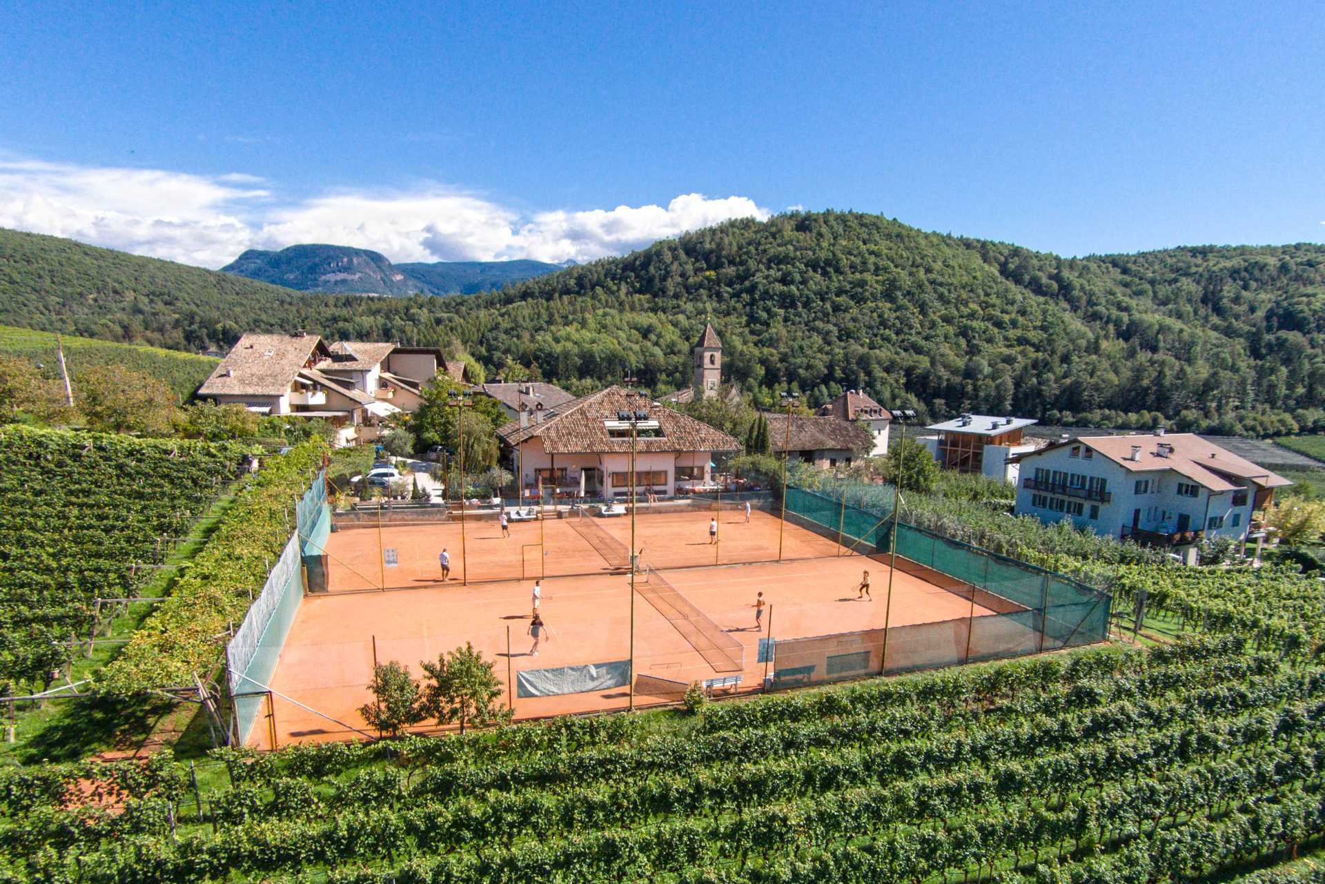 Tennis Sparer in Montiggl